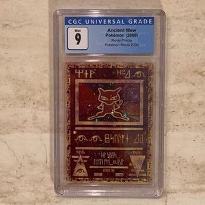 Pokemon Ancient Mew 2000 Movie Promo Card Holo CGC 9 TCG Rare